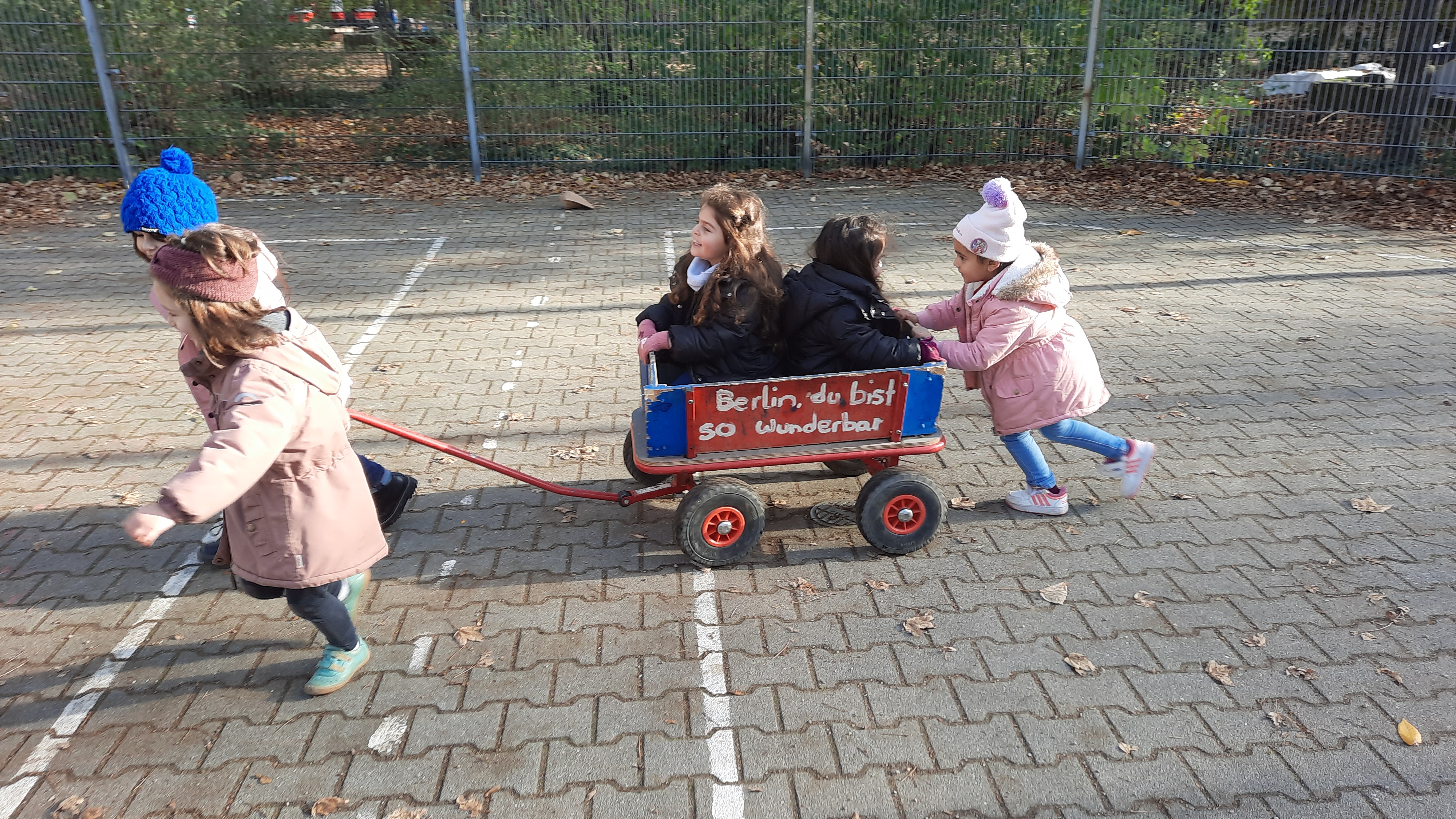 Ziehen und Schieben ausprobieren