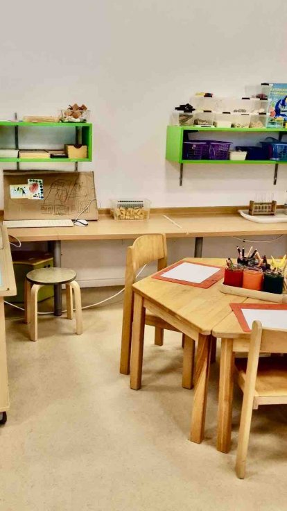 Gruppenraum Forschen und Atelier