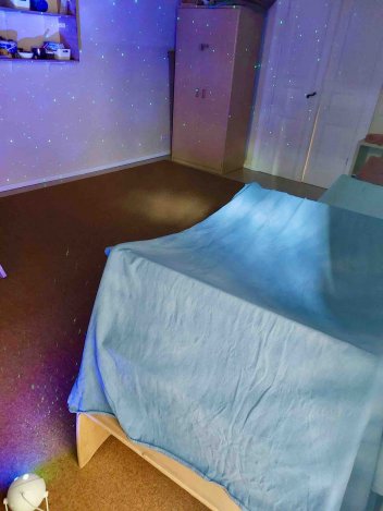 Ruheraum Ältere - etwas abgedunkelt findet man leichter zur Ruhe